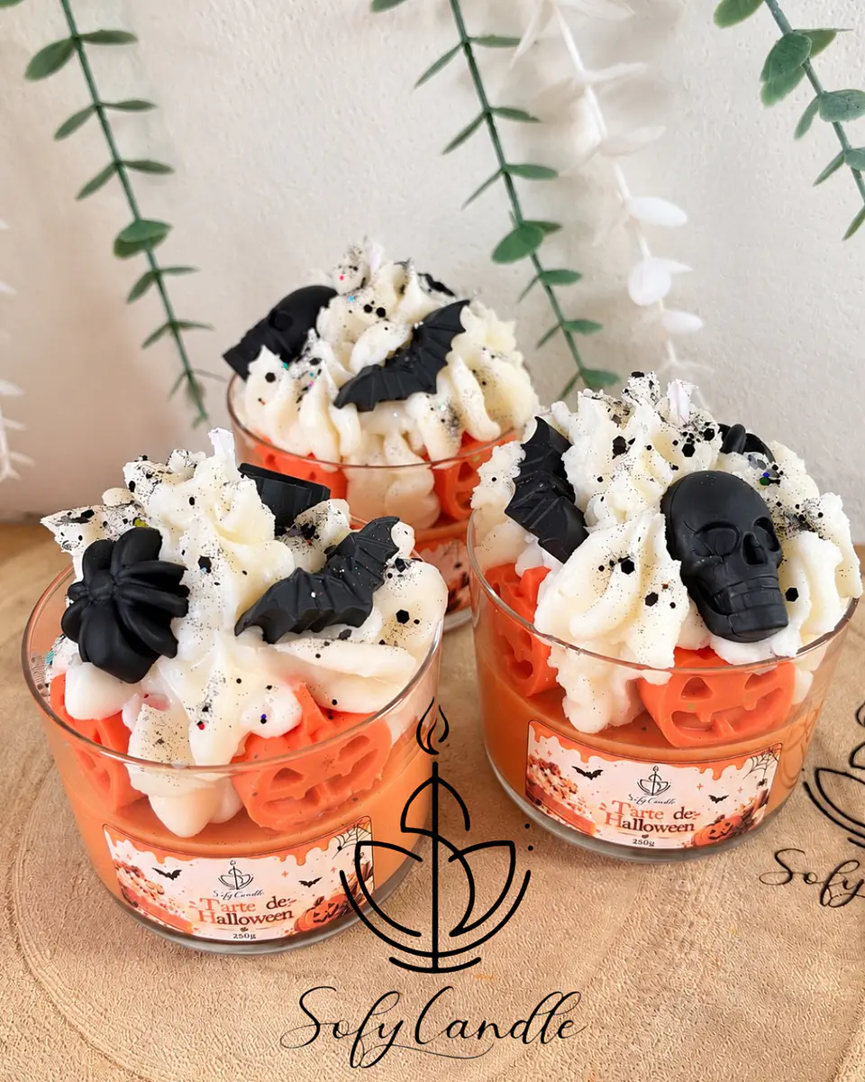 Vela Artesanal Tarte de Halloween 2