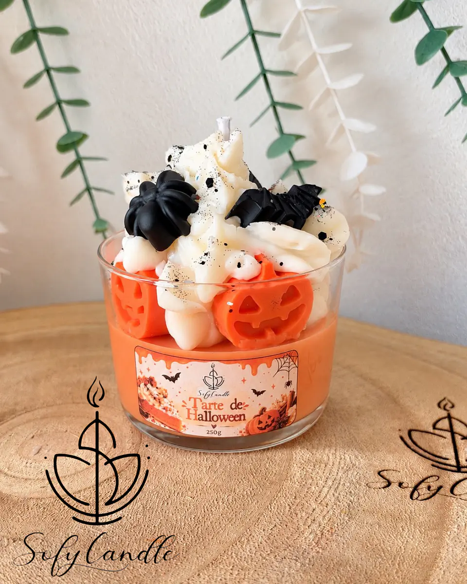 Vela Artesanal Tarte de Halloween 3