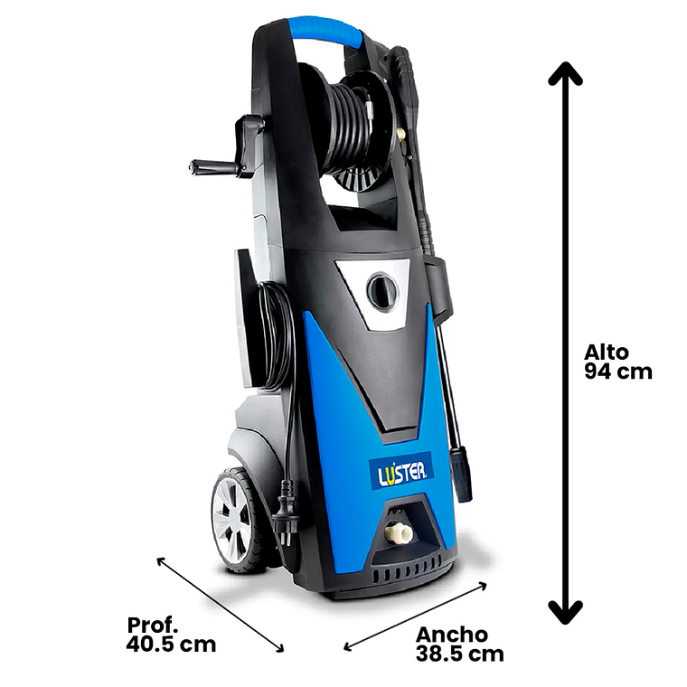 HIDROLAVADORA 1.8 KW 165 BAR LUSTER 2