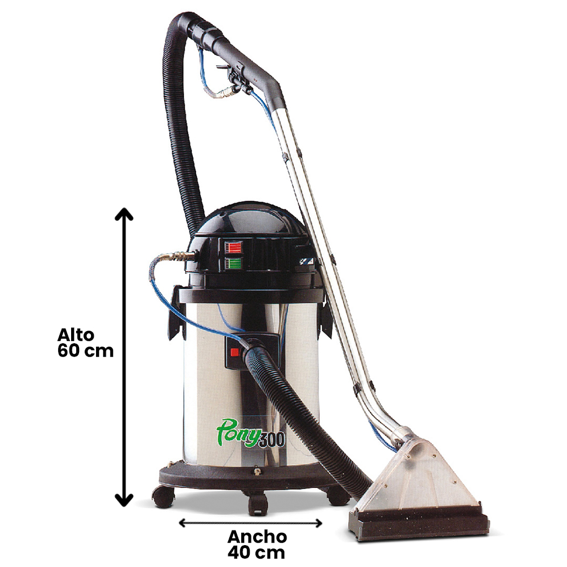 ASPIRADORA LAVA ALFOMBRAS INDUSTRIAL SOTECO PONY 300 2