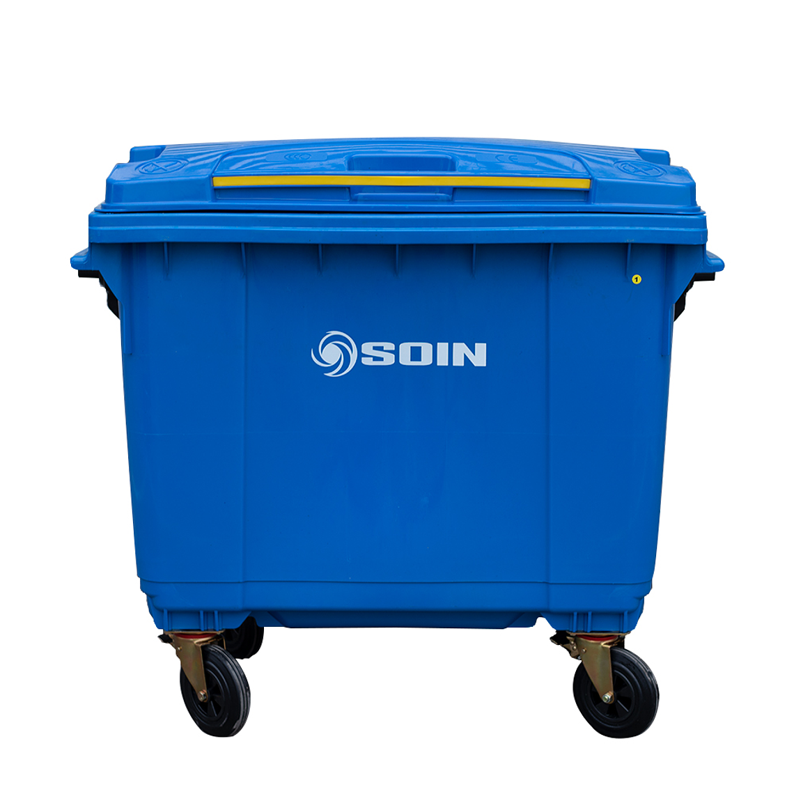 CONTENEDOR DE BASURA CON RUEDAS 660 L SOIN 6