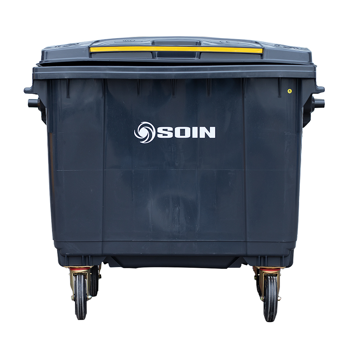 CONTENEDOR DE BASURA CON RUEDAS 660 L SOIN 7