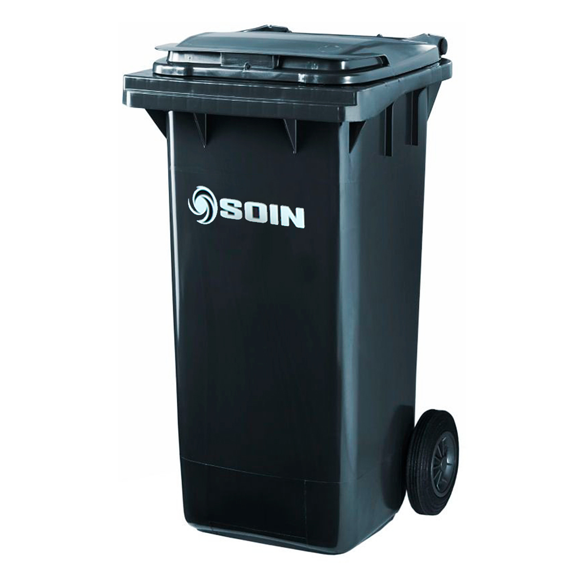 CONTENEDOR DE BASURA DE COLORES CON RUEDAS 120 L 6