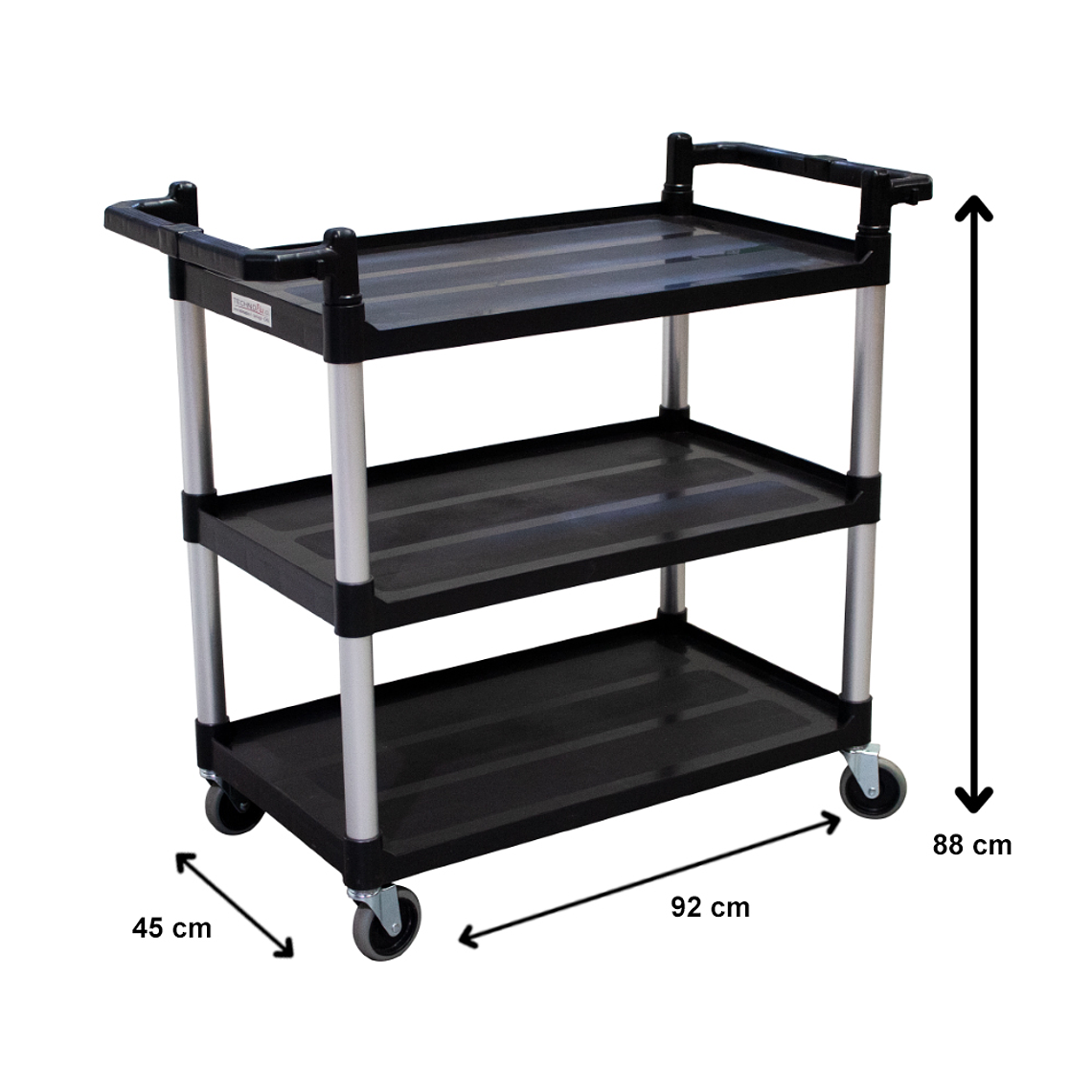 CARRO NEGRO - 70KG - 92x45x88cm 2