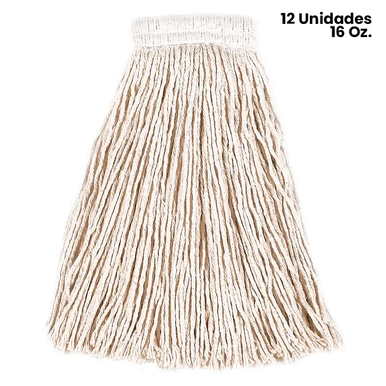 MOPA ALGODON 16 OZ CAJA DE 12 UNIDADES 1