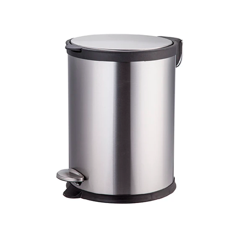 BASURERO ACERO INOXIDABLE CIERRE SUAVE 12 L 1