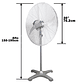 VENTILADOR DE PEDESTAL 30