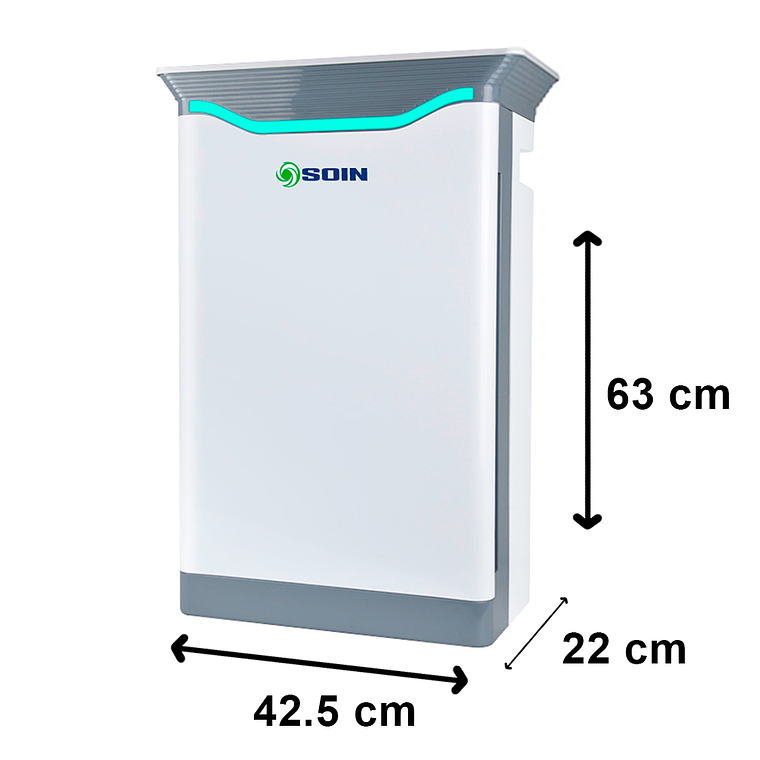 PURIFICADOR DE AIRE CON FILTRO HEPA Y REPUESTO GRATIS 2