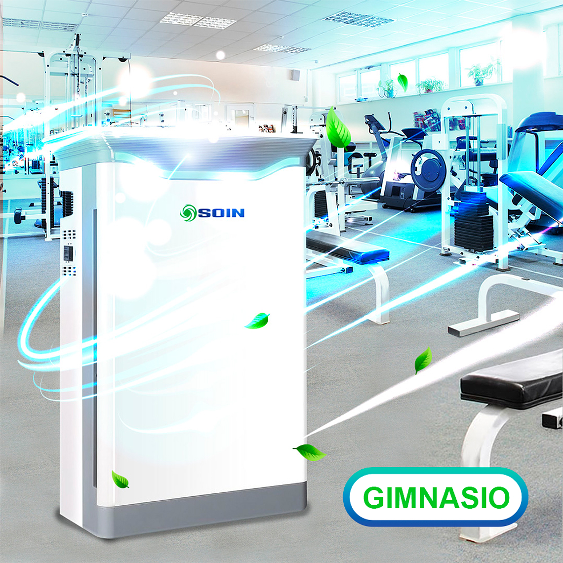 PURIFICADOR DE AIRE CON FILTRO HEPA Y REPUESTO GRATIS 5