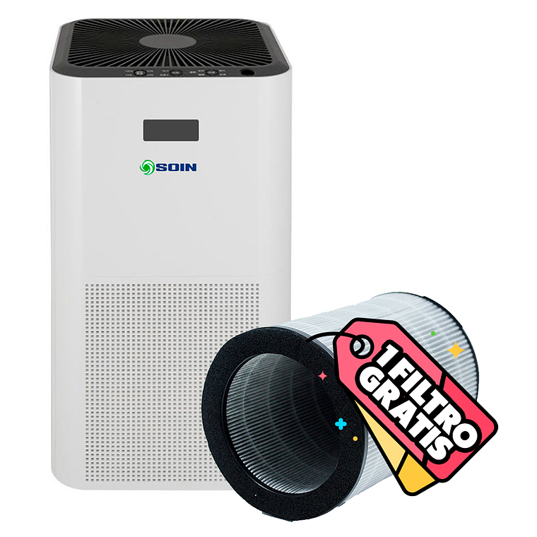 PURIFICADOR DE AIRE CON FILTRO HEPA Y REPUESTO GRATIS 1