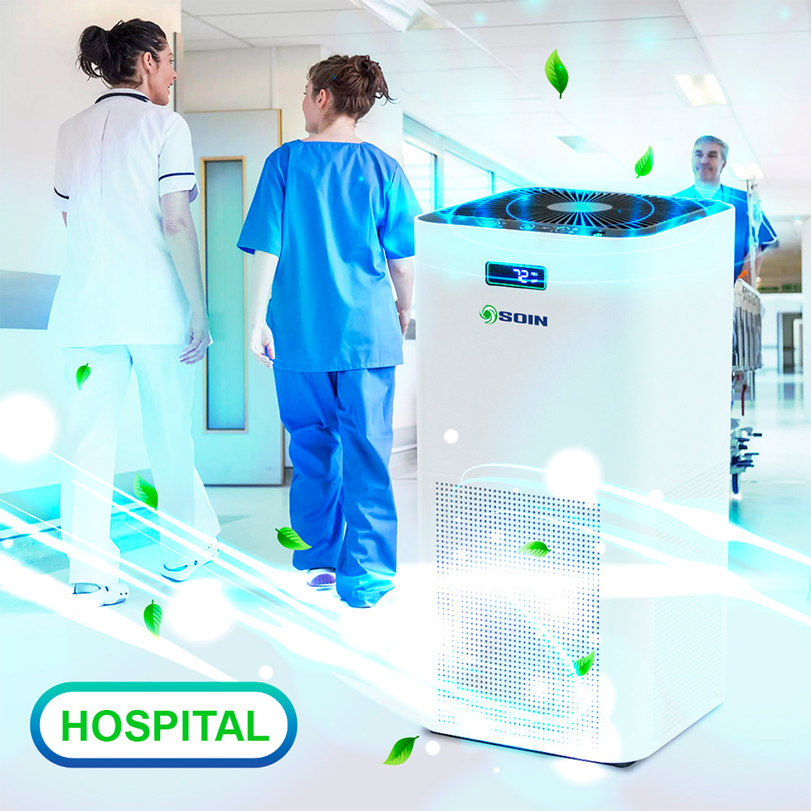 PURIFICADOR DE AIRE CON FILTRO HEPA Y REPUESTO GRATIS 5