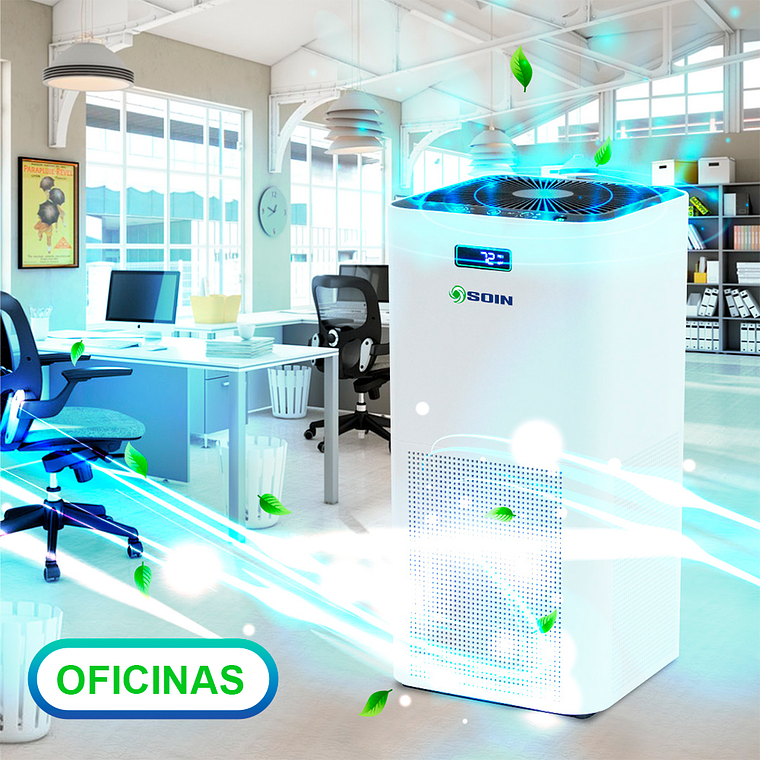 PURIFICADOR DE AIRE CON FILTRO HEPA Y REPUESTO GRATIS 6