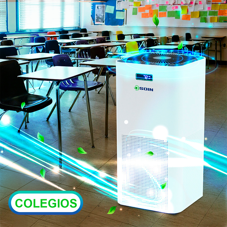 PURIFICADOR DE AIRE CON FILTRO HEPA Y REPUESTO GRATIS 8