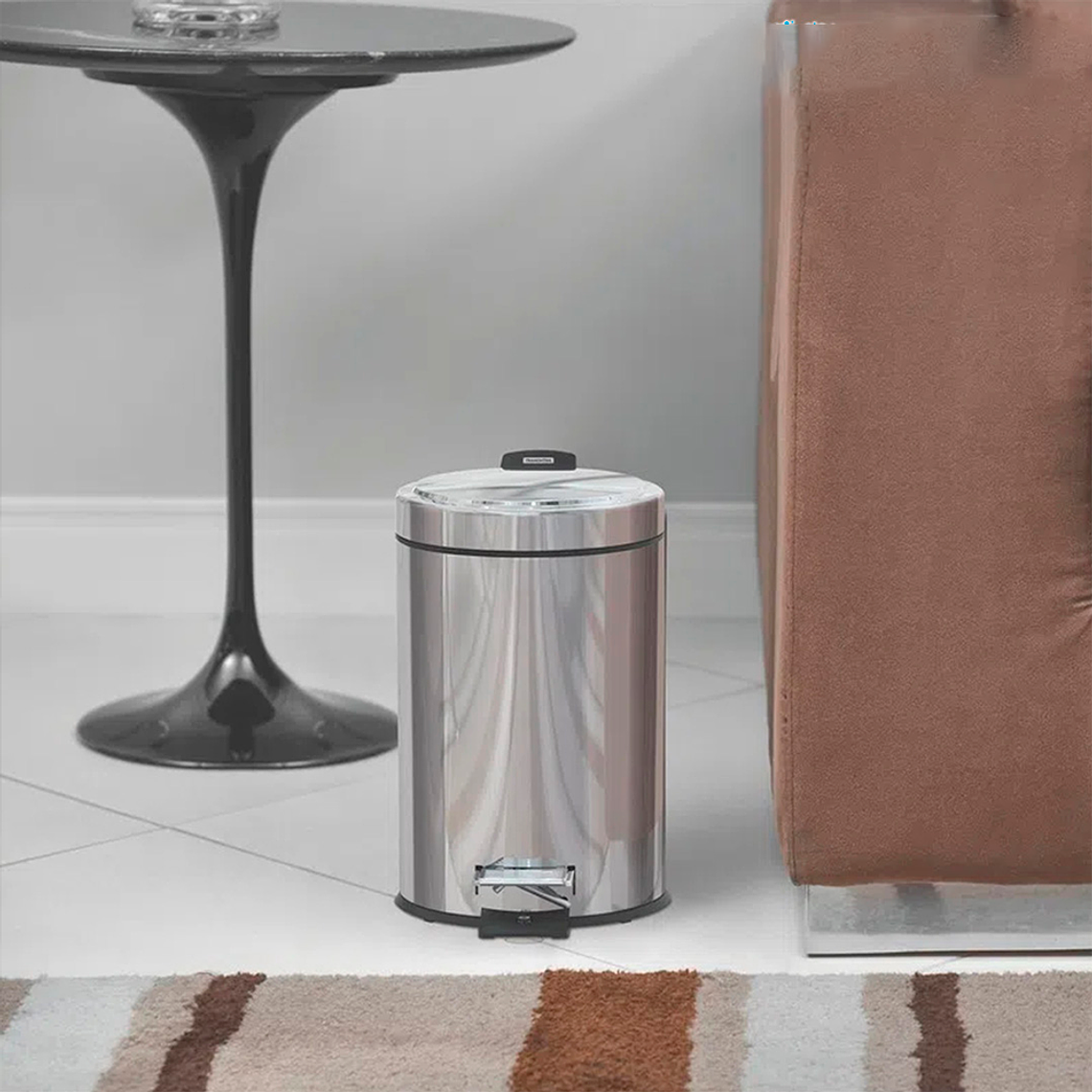 BASURERO PEDAL 5 L ACERO INOX TRAMONTINA 3