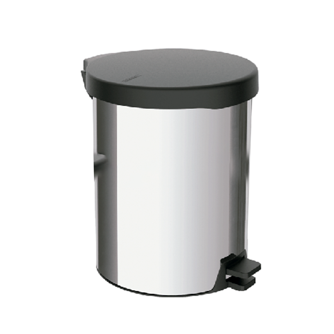  BASURERO 12L ACERO INOX. TAPA PLASTICA 1
