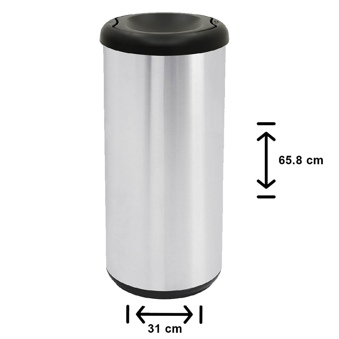 BASURERO VAIVEN 40 L ACERO ANOX TRAMONTINA 2