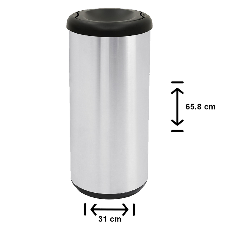 BASURERO VAIVEN 40 L ACERO ANOX TRAMONTINA 2