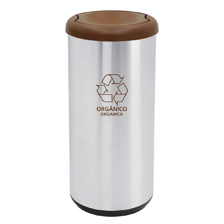 BASURERO VAIVEN 40 L ACERO ANOX TRAMONTINA 5