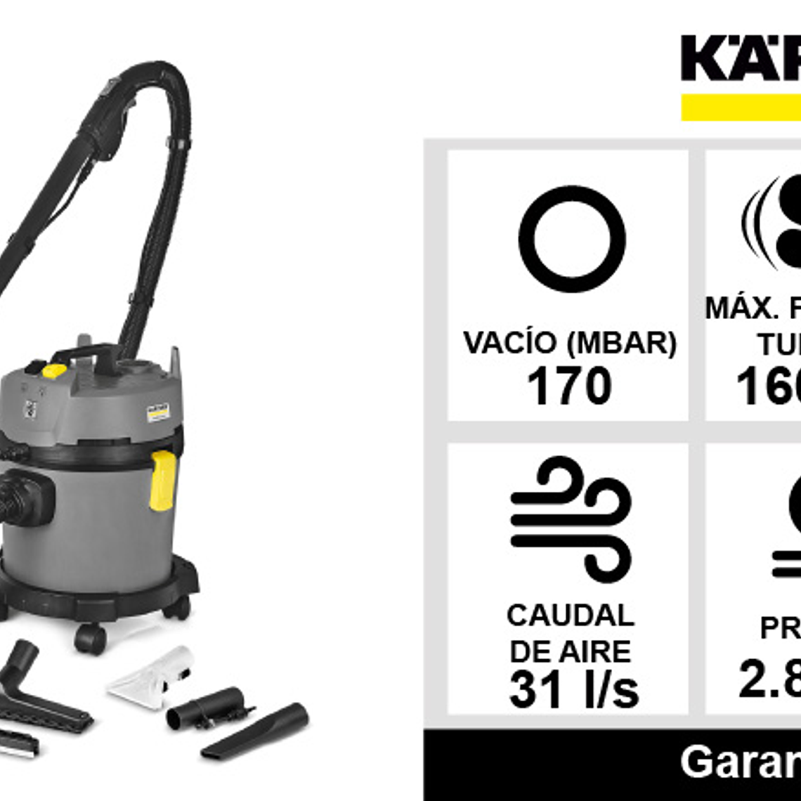 LAVADORA ASPIRADORA PUZZI 4/15 KARCHER 2