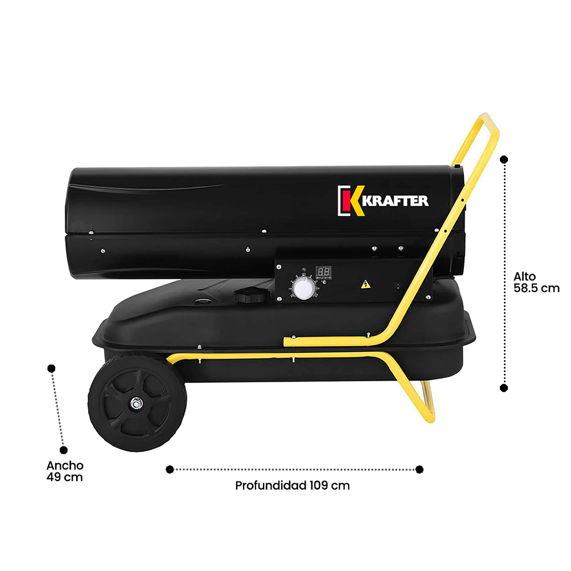 TURBO CALEFACTOR A DIESEL 50 KW KRAFTER 2