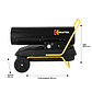 TURBO CALEFACTOR A DIESEL 50 KW KRAFTER - Miniatura 2
