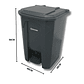 BASURERO PLÁSTICO CON PEDAL 50 L SOIN - Miniatura 5