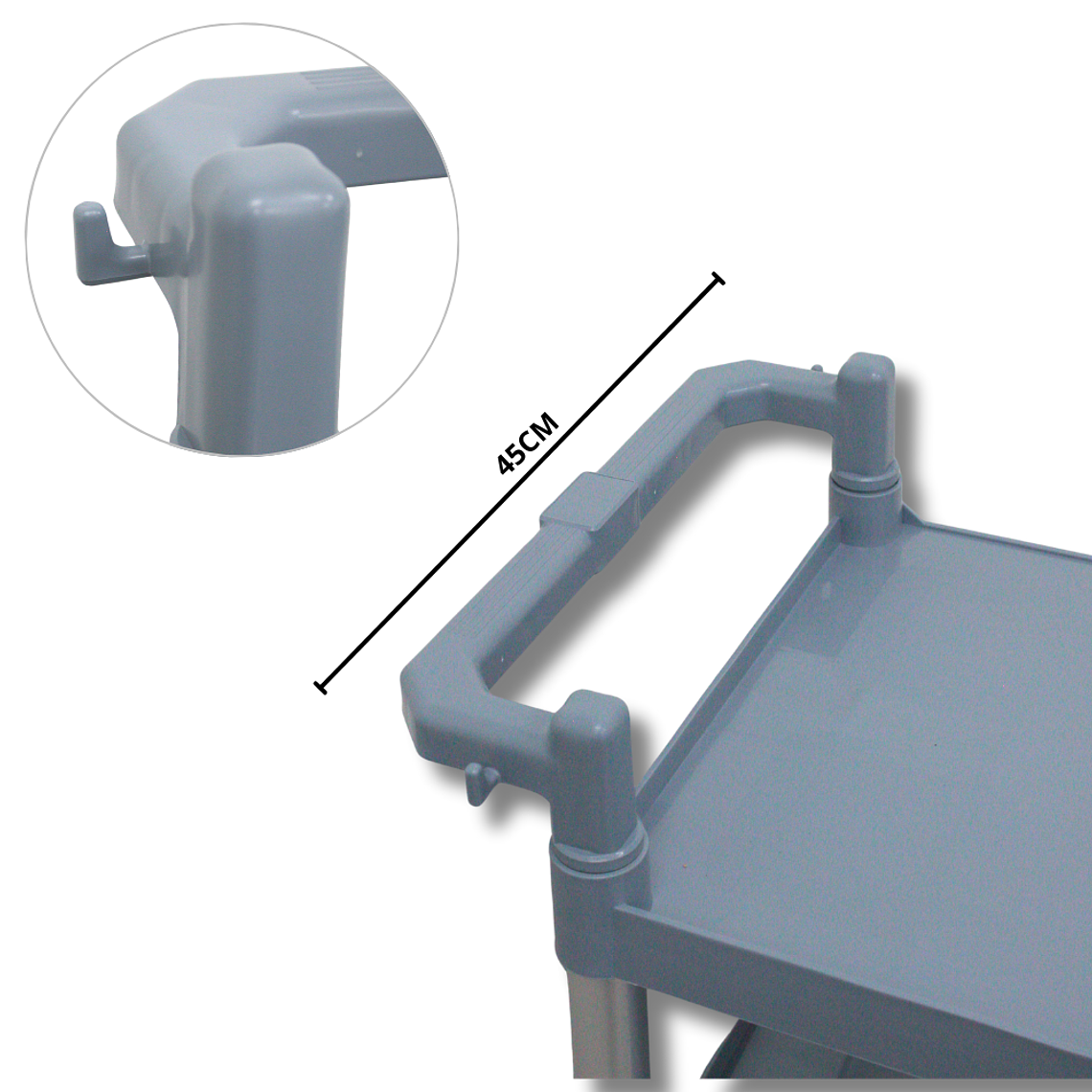 CARRO GRIS - 70KG - 92x88x45cm 3