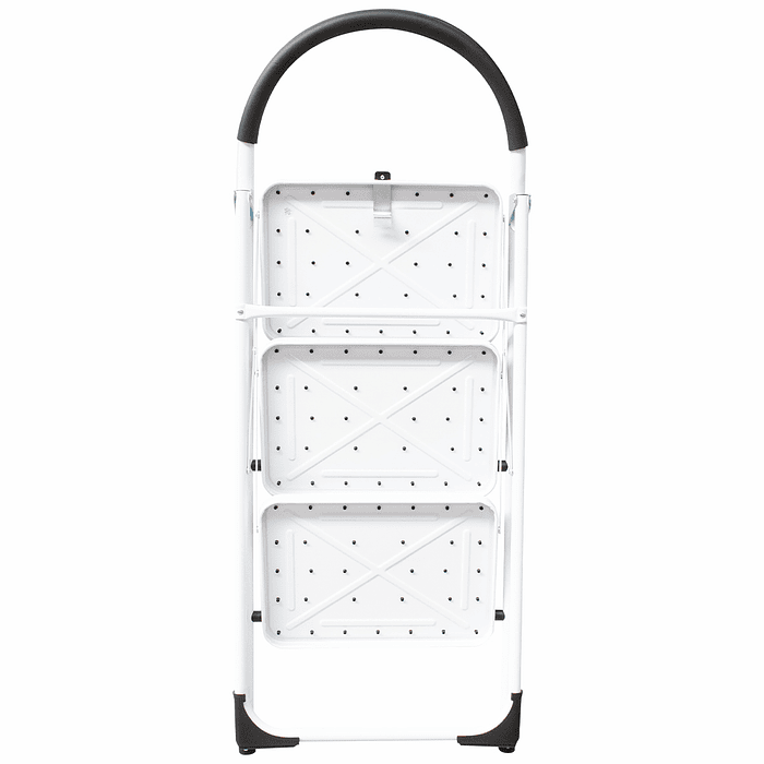 PISO ESCALERA PLEGABLE DE ACERO CON 3 PELDAÑOS - 150 kg 2