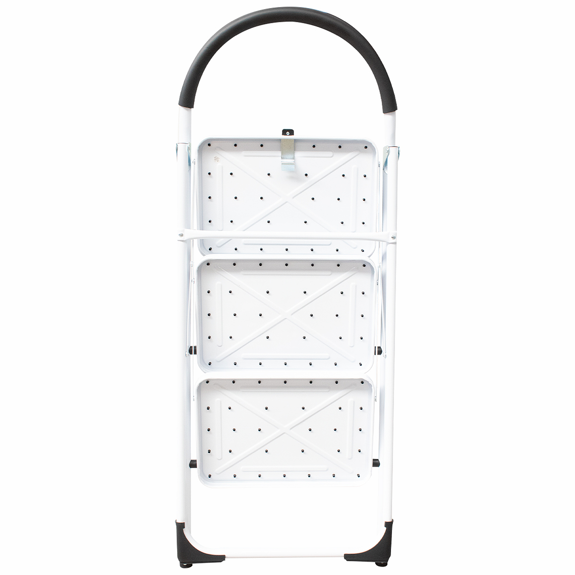 PISO ESCALERA PLEGABLE DE ACERO CON 3 PELDAÑOS - 150 kg 2