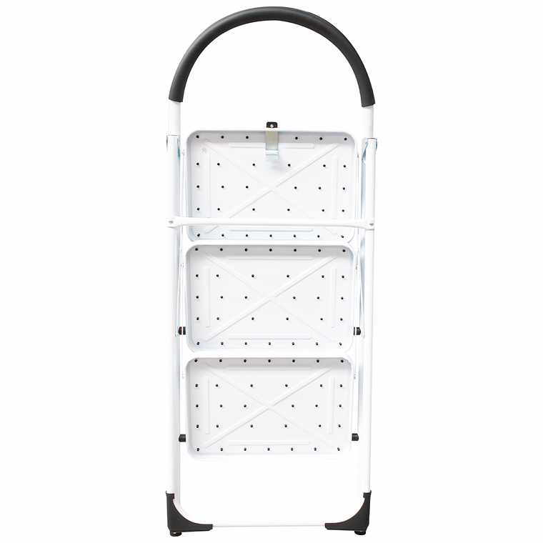 PISO ESCALERA PLEGABLE DE ACERO CON 3 PELDAÑOS - 150 kg 2