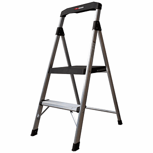 PISO ESCALERA INDUSTRIAL 2 NIVELES CON BARANDA DE APOYO