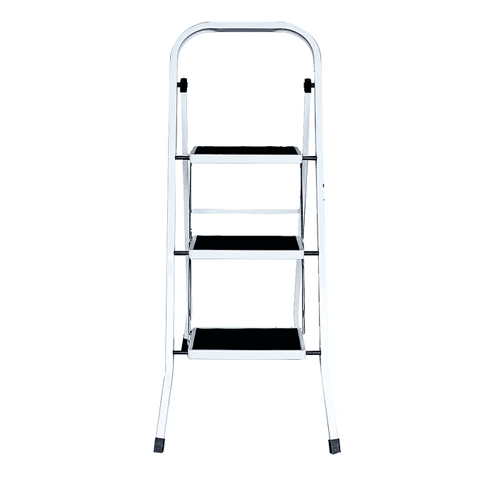 PISO ESCALERA PLEGABLE DE ACERO 3 PELDAÑOS PROFESIONAL 2