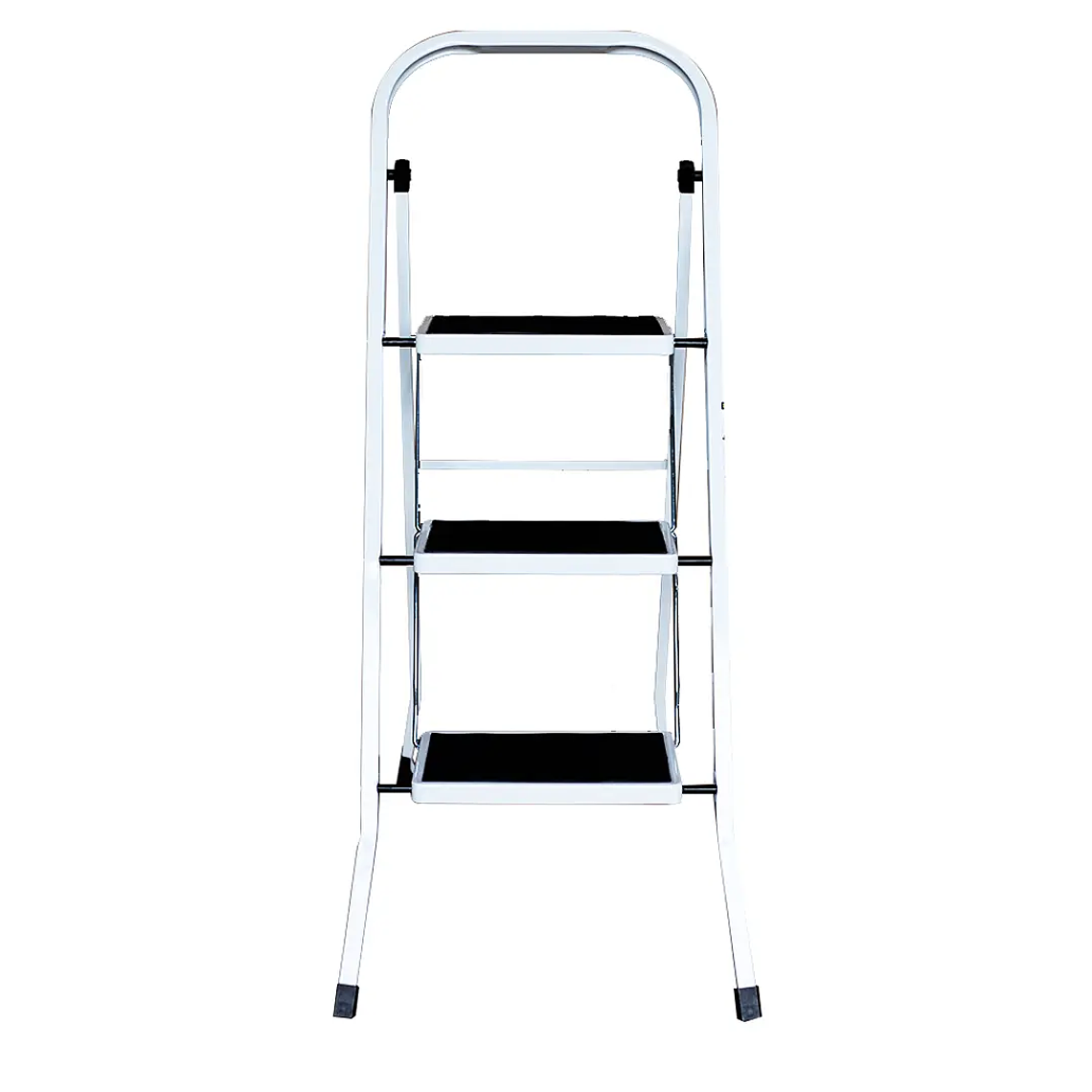 PISO ESCALERA PLEGABLE DE ACERO 3 PELDAÑOS PROFESIONAL 2