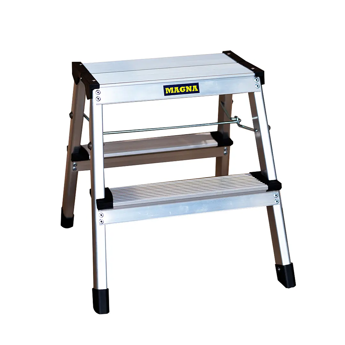 PISO ESCALERA ALUMINIO PLEGABLE 2 PELDAÑOS 1