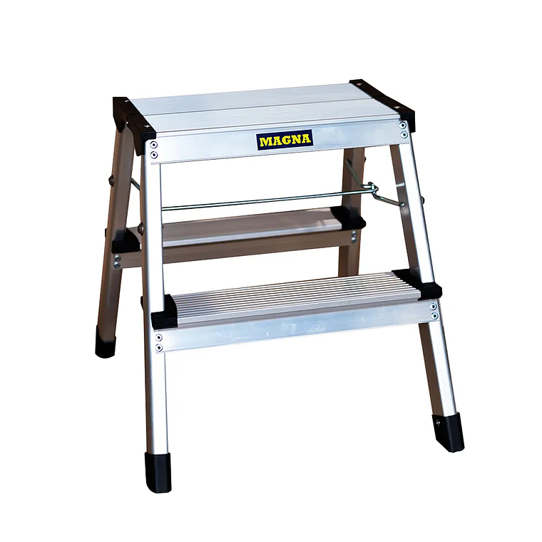 PISO ESCALERA ALUMINIO PLEGABLE 2 PELDAÑOS 1