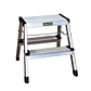 PISO ESCALERA ALUMINIO PLEGABLE 2 PELDAÑOS - Miniatura 1