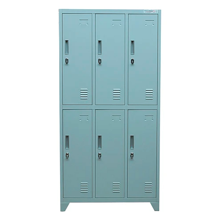 LOCKER 3 CUERPOS 6 CASILLEROS 1