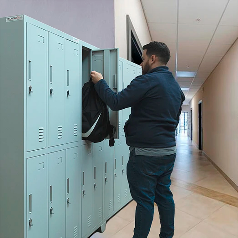 LOCKER 3 CUERPOS 6 CASILLEROS 8