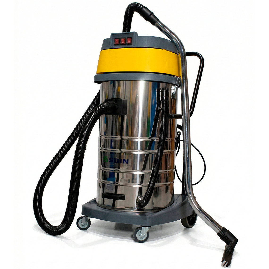 ASPIRADORA POLVO Y AGUA SOIN 80 LITROS CON FILTRO HEPA 1