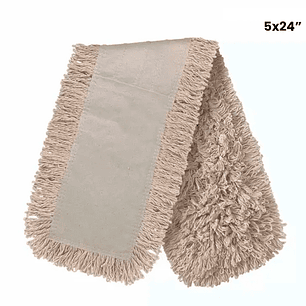 Mopa Seca Blanca de Hilo Grueso 5x24