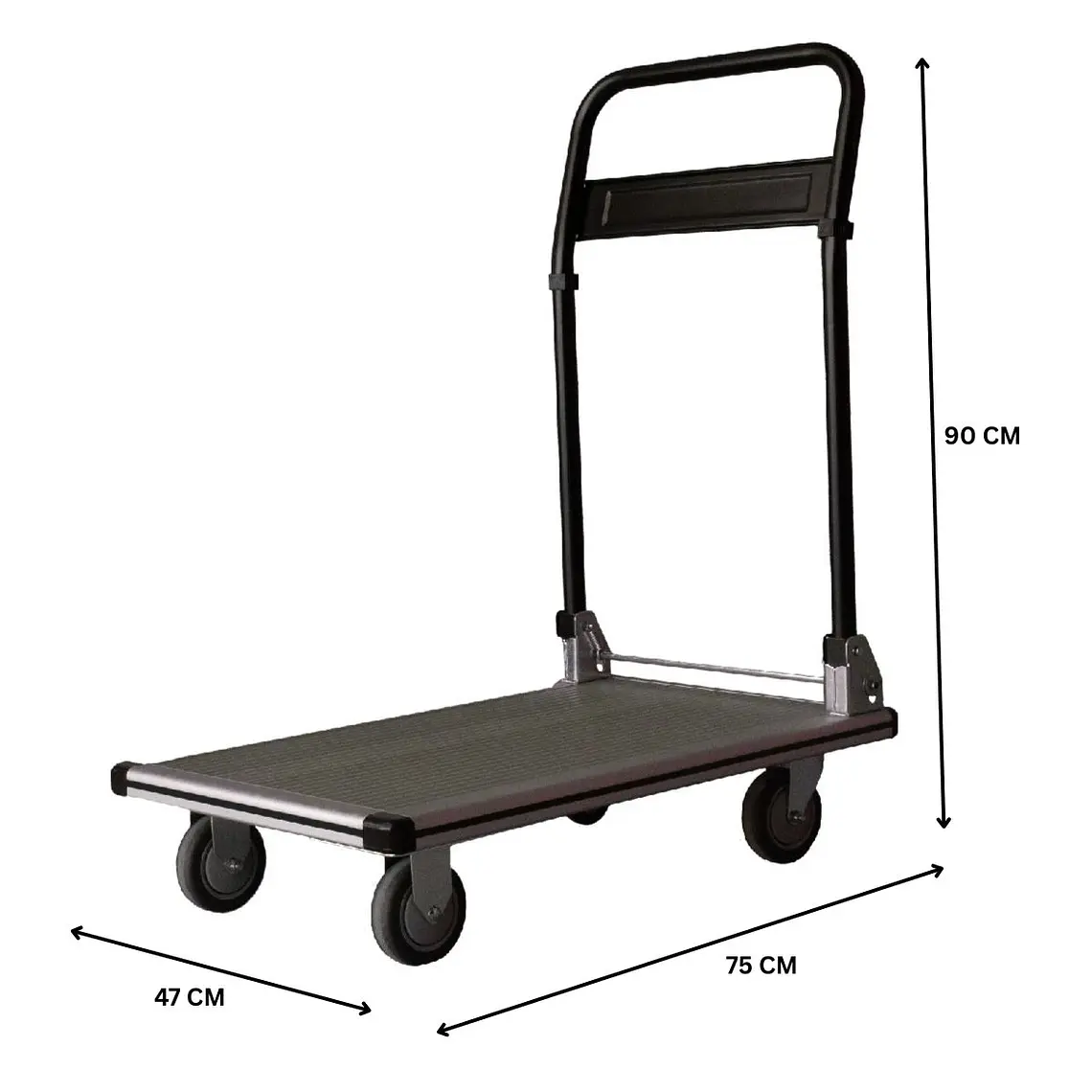 CARRO PLATAFORMA ALUMINIO PLEGABLE 100 KG 2