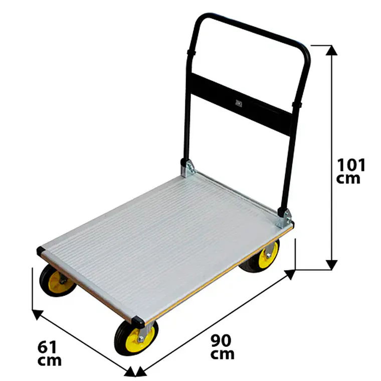 CARRO ALUMINIO MANGO ABATIBLE 200 KG 4