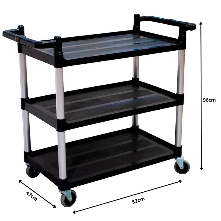CARRO NEGRO - 85KG - 82x47x23cm 2