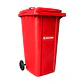 CONTENEDOR DE BASURA ROJO 240L CON RUEDAS SOIN - Miniatura 1