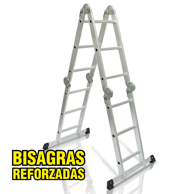 ESCALERA MULTIPROPOSITO ALUMINIO 12 PELDAÑOS 150 KG 5
