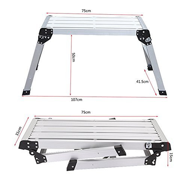 ESCALERA PLATAFORMA ALUMINIO 50 CM MAGNA 2