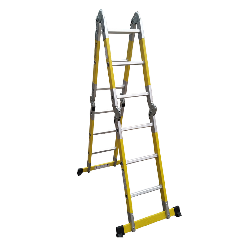 ESCALERA MULTIPROPOSITO FIBRA DE VIDRIO 12 PELDAÑOS 150 KG 5
