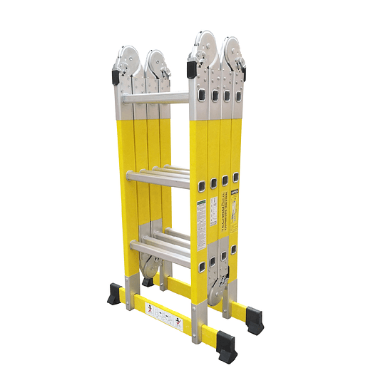 ESCALERA MULTIPROPOSITO FIBRA DE VIDRIO 12 PELDAÑOS 150 KG 6