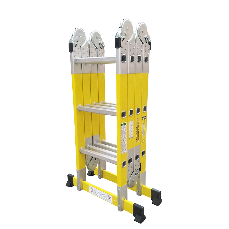 ESCALERA MULTIPROPOSITO FIBRA DE VIDRIO 12 PELDAÑOS 150 KG 6