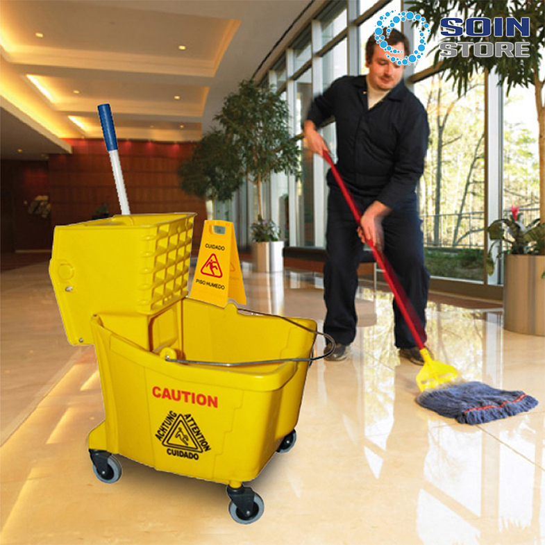 CARRO DE ASEO ESTRUJADOR 36 L TECNOPLUS 3